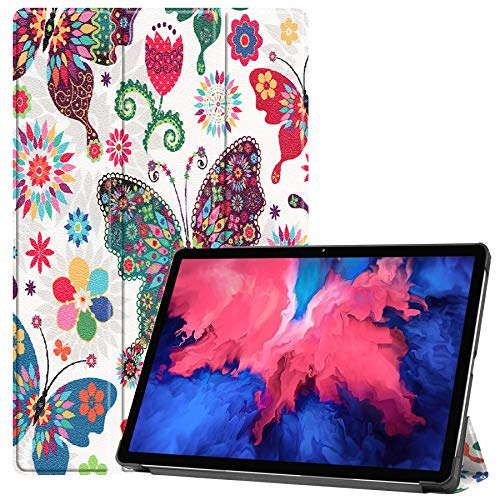 Lobwerk Hülle für Lenovo Tab P11 2021 TB-J606F TB-J606X 11 Zoll Smart Cover Etui mit Standfunktion und Auto Sleep/Wake Funktion