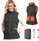 Kintiwe Beheizbare Weste Herren, Beheizte Weste Heizweste Wärmeweste mit Powerbank und 3 Stufen Temperatur, Winter Beheizbare Jacke für Outdoor Motorrad Jagd Angeln Skifahren