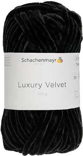 Schachenmayr Luxury Velvet 00099 black sheep ca. 75 m 100 g