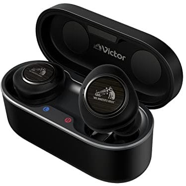 JVC HA-FW1000T-U True Wireless Earphones, Wood Series (Wooden Dome), Bluetooth 5.2, Noise Cancelling, HA-FW1000T-U