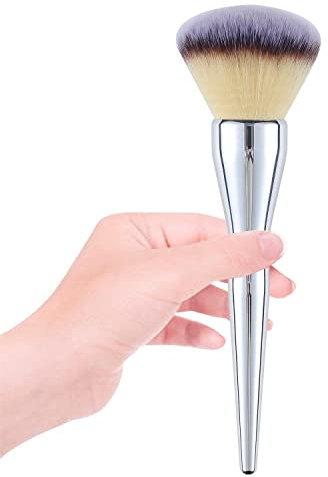 GLORAY Grand pinceau à poudre pour poudre pressée et pinceau de maquillage Kabuki parfait pour le polissage, le mélange, la crème et le contour du visage