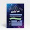 Hip Hip Hooray Gaming Themed Birthday Party Invitations Invites Pack of 10 with Envelopes, 5x7'