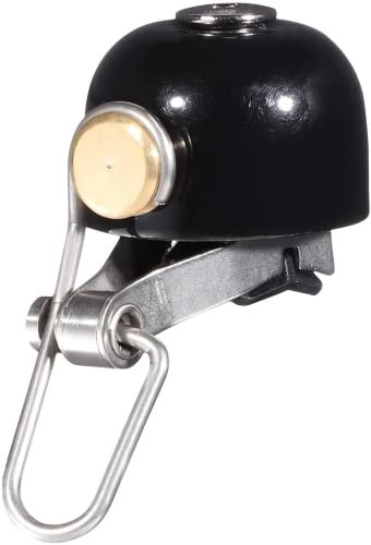 HUAPING Fahrrad Lenker Bell Sicherheit Metall Ring Loud Sound Lenker Glocken Ultra-Laute Road Bikes Horns (Schwarz)
