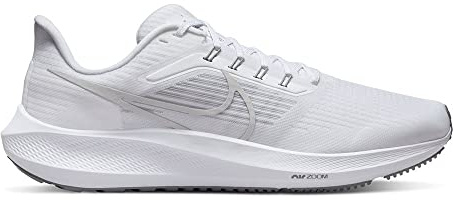 Nike Herren Air Zoom Pegasus 39 Sneaker, White/Grey Fog-Particle Grey-Smoke Grey, 47.5 EU