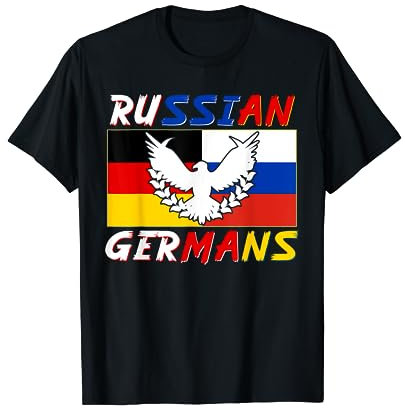 Russische Deutsche, Russisch mit Deutschen, russischer Deutscher Tag T-Shirt