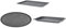 Salter Megastone Oven Pan Set, 3-Piece, Roasting Pan, Pizza Pan, Baking Tray, Strong & Durable Carbon Steel, Non-Stick & Easy-Clean, Oven Safe up to 220°C, Black/Silver