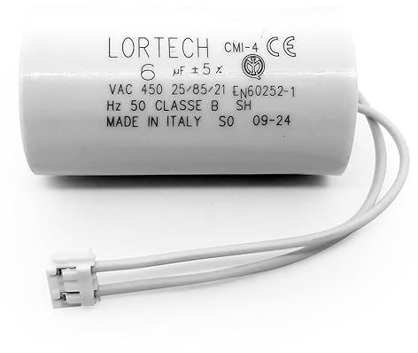 Condensateur 6uF/6µF pour moteur Bubendorff avec connecteur