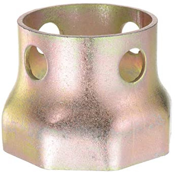 sourcing map Spindel Mutter Buchse 122mm 8-Punkt Radlager Sicherungsmutter Buchse