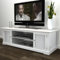 Shabby Chic TV Stand White Vintage Furniture 2 Door Media Cabinet Country Sideboard Shelf Unit Large Rectangular Living Room 2 Door Cupboard Television Centre