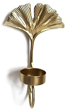 Nordischer Stil Metall Blatt Kerzenhalter Goldene Behänge Anhänger Kerzenhalter Geeignet Für Einzigartige Wanddekoration Langlebig Nordic Style Kerzenhalter Hänge Anhänger Dekoration