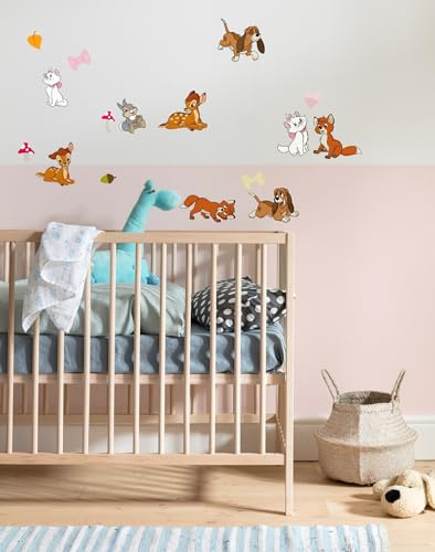 Komar Wandtattoo - Playful Kindergarten - Größe 30 x 30 cm, 2 Bogen - Wandsticker, Kinderzimmer