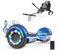 VOUUK 6,5 Zoll Hoverboard mit Sitz, Hoverboard mit Kart, Bluetooth und LED Lichter, für Kinder