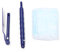 hobbyme Kit spolverino elettrostatico usa e getta togli polvere con manico estensore (1 manico lungo a + 10 spolverino)