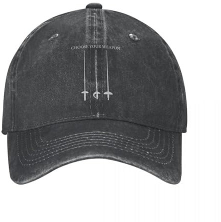 Hut Mode Hip Hop Wählen Sie Ihre Waffe Coole Fechtfolie Säbel Degen Fechter Baseballkappe Merch Klassische Gewaschene Sonnenkappe Männer Frauen Geburtstagsgeschenk