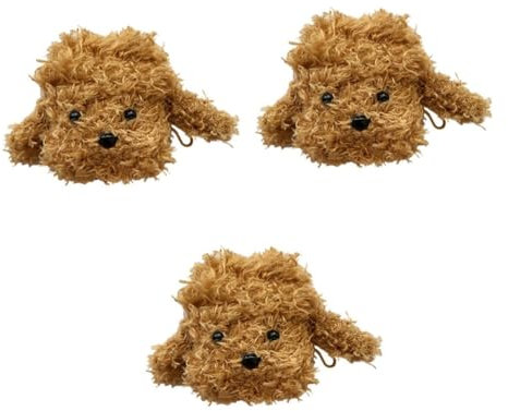 Angoily 3 Piezas Funda de Felpa para Auriculares Chica Auriculares inalámbricos Tapones para los oídos Auriculares inalámbricos Funda Protectora de Felpa Tonos terrestres Soporte