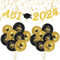 LAMEK 21Tlg 2024 Abi Deko Set Abitur Banner Dekoration mit 20 ABI Latexballon Abiturfeier Deko Abschluss Partysdeko für Abitur Abschlussfeier Abiball