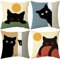 ARNTY Federe Cuscini Divano 45X45Cm, Set di 4 Fodere per Cuscini Decorativi in Velluto, Fodera per Cuscino, Copricuscini Divano con Cerniera Invisibile, Per Camera da Letto Soggiorno Ufficio (B1605)