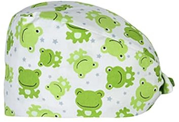 AIchenYW Long Hair Surgical Cap Op Hood Cotton Surgical Cap Beständig Bequem Arbeitskappen Stilvoll Zeitgemäß Schwesternkappe Attraktiver Schwesternhut. (Green, One Size)