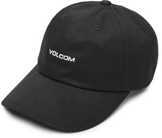 Volcom Sombrero de papá Circle Stone para mujer, Negro (Black Euro), Talla única