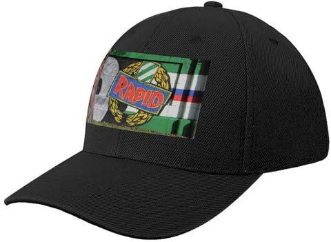 CWCMZDH Baseballmütze Basecap Graffiti Rapid Wien Baseball Kappe westlichen Hut Geburtstag In Die Hut Hut Mann Luxus Herren Hüte Frauen