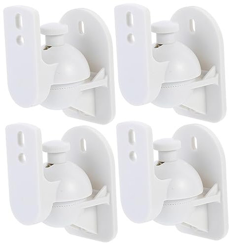 TINEASUR 4stücke Drehbare Lautsprecher -wandhalterungen Lautsprecher Wand Halterungen Verstellbare Lautsprecherhalterungen Wand Halter Klammern