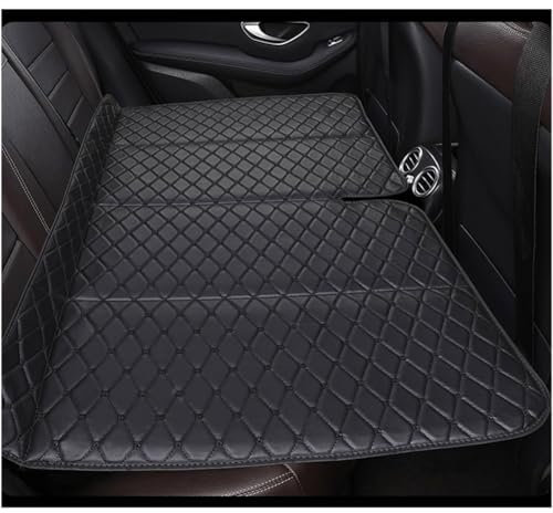 JUNJIKAIDAN Auto Nicht Aufblasbare Matratze für Benz Vito W447 2016-2022, Faltbar Rücksitz Reise Camping Matratzen Reisematratze Klappbett Zubehör, D/Black
