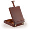KDXYSL Caballete De Mesa Caballete De Madera con Estuche De Pintura, Caballete De Mesa con Estuche para Utensilios, Caballete De Madera De Haya Ajustable como Mesa De Pintura, Juego De Pintura, B