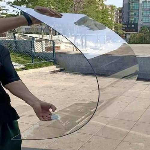 GZYHDC Polycarbonate Roofing Sheet,Lightweight Clear Plastic Sheet PC Transparent Durable Panel,Pergola Roofing Canopy Cover,Anti-UV,for Roofs,Carports,Canopies,Sunrooms and Enclosu (2 x 13.1ft)