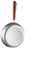 Puupaa 304 Stainless Steel Mini Frying Pan, 12cm/16cm Non-Stick Flat Bottom Skillet, Small Kitchen Cooker(12cm)