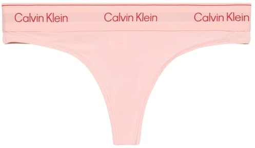 Calvin Klein Women’s Stretch Thong, Pink (Potpourri), XS