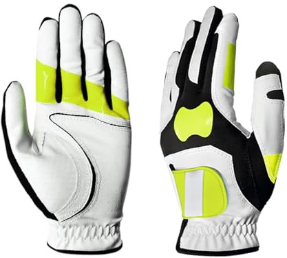 HPLSZCN Golfhandschuhe Herren, Golfhandschuh Linkshänder Golfer Atmungsaktiv (XL)