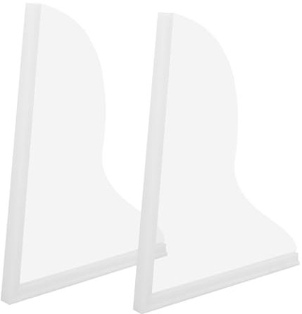 DRESSOOS 2pezzi Paraschizzi per Doccia e Vasca da Bagno Protezione Antispruzzo in Acrilico Trasparente Deflettori Efficaci per Lavabi e Docce Installazione Semplice Attrezzi