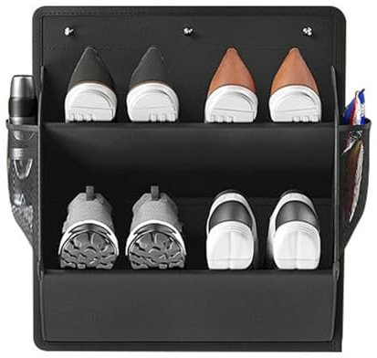 Zapatero de pared para autocaravana, soporte adhesivo, organizador de ahorro de espacio para armario, baño, dormitorio, accesorios de