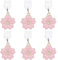CREATCABIN 6Stück Kleiner Kirschblüten Handy Anhänger Typ C Ladeanschluss Anti Staub Stecker Typ C USB Stecker Anhänger Handy Anhänger Für Samsung/OnePlus/Xiaomi/Oppo Android Telefon IPhone 15/16 Rosa