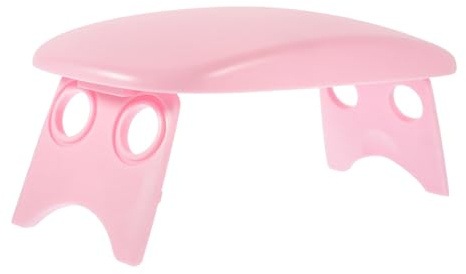 Klappbare Nagelarmlehne mit Höherem Handkissen für Maniküre, Rosa