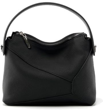 MOSAMHUA Echt Leder Damen Mini Pillow-Tasche | Premium Designer Wandelbare Schulter- & Crossbody-Tasche | Stylische Puffy Handtasche für Alltag & Feier | Handgefertigte Luxusaccessoire