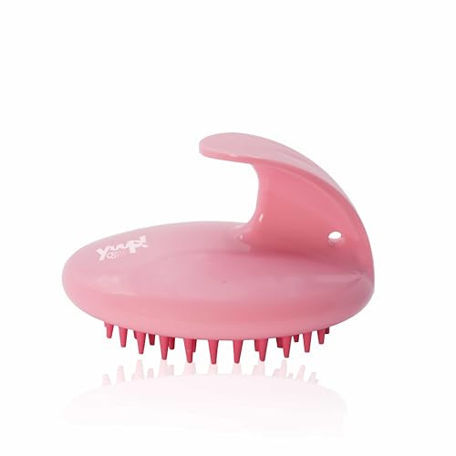 YUUP! - PINKMASSAGE MINI Spazzola massaggiante professionale in silicone, spazzola per cani e gatti, accessorio per toelettatura cane e gatto