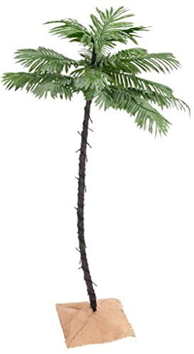 Lumanois Palma con LED Bianco Caldo 88 LED 150 cm,Casa e Giardino,Arredo,Decorazioni Natalizie,Alberi di Natale,1.94kg-345137