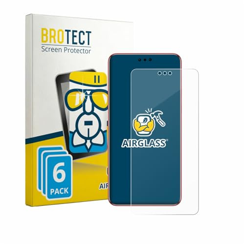 BROTECT 6 Stück Schutzglas für Huawei Mate 60 RS Ultimate Schutzfolie Panzer Folie Glas[Extrem Kratzfest 9H, Anti-Fingerprint, Ultra-Transparent]