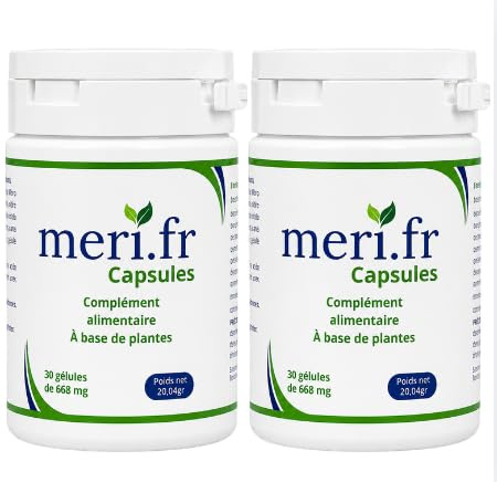 MERI.FR Pack Cure - Silhouette & Gestion du Poids LOT DE 2 | Gestion du poids : Accompagne idéalement votre routine bien-être