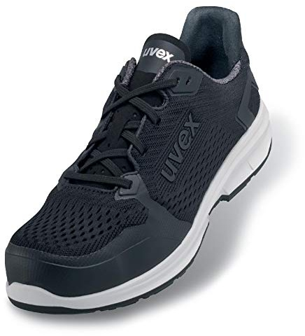 Uvex 1 Sport Safety Trainer S1 SRC | Work Protection Shoe | Metal Free Toe Cap | Black