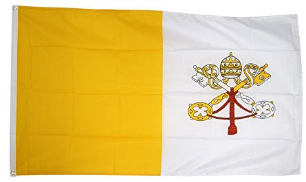 Digni Bandiera Vaticano - 90 x 150 cm Sticker Gratis