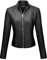 BELLIVERA Giacca PU da donna Primavera Autunno Pelle Cappotto Casual Corto per motocicli Cappotto 37 Nero L