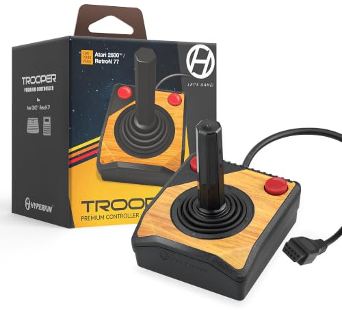 Hyperkin Trooper Premium Controller for Atari 2600/ RetroN 77 (Color May Vary)