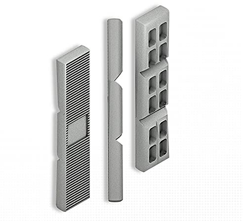 DOJA BARCELONA | 8mm Abstandshalter Kunststoff | Abstandhalter Grau | PACK 300 | Kunststoffkeile Unterlegplatten | Unterlegkeile, Plastic Spacers, Verglasungsklötze, Unterleger Plastik Keile