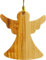 SIKORA BS-OH Baumschmuck Olivenholz Anhänger aus Bethlehem - 28 Modelle wählbar, Olivenholz:No.21 Engel H ca 6cm