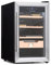 KLARSTEIN El Presidente - Cave à cigares électrique avec Porte vitrée, humidificateur à cigares avec tiroirs en Bois de cèdre, hygromètre, éclairage intérieur LED, 50 litres - Argent