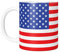 Mug Monster - Drapeau des États-Unis d'Amérique, étoiles et rayures américaines – Tasse à café en céramique, cadeau pour homme ou femme, extra large et grande tasse disponible, tasse blanche de 590 ml