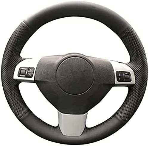 Auto Lenkradbezug für Opel Astra H 2004-2009 Zaflra B Signum 2005 Vectra C, Auto Lenkradbezug Lenkradhülle Auto Lenkradabdeckungen Auto Lenkradbezug DIY handgenähter Zubehör Auto Lenkradabdeckung