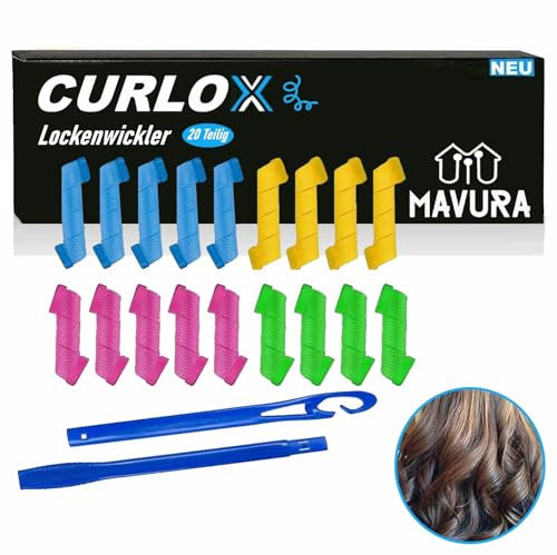 CURLOX Spirallocken Lockenwickler Set Spiral Locken